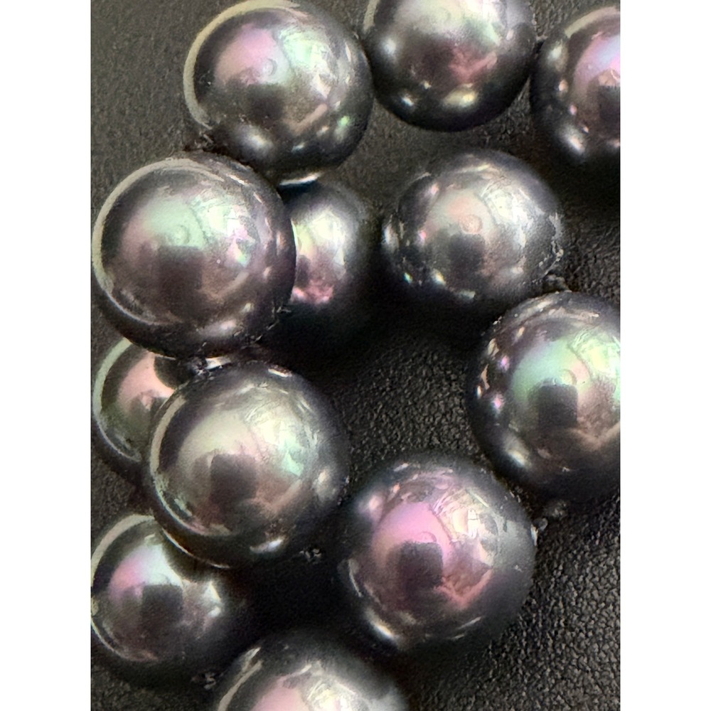 Stauer Black Peacock Bracelet Oil Slick Sterling Silver 925 Clasp Box 13mm